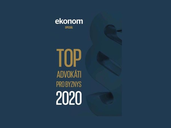 Advokátní kancelář Zaripov & Partners byla zařazena časopisem Ekonom do seznamu TOP advokáti pro byznys v roce 2020